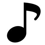 Music Note SVG Icon